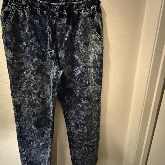 American Bazi tie waist casual Jeans - Picture 2 of 6